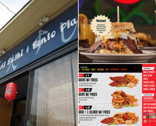 Favorite food spots cover photo collage