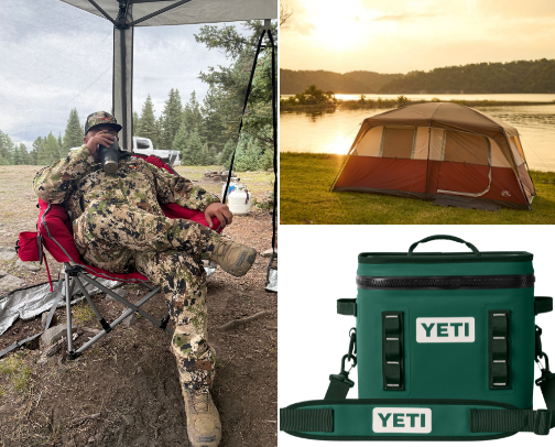 Would buy again> Outdoors Edition 🏕️ 🦌 🎣 cover photo collage