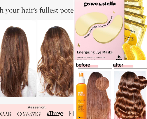 Elevate Your Natural Beauty with New Quality products cover photo collage