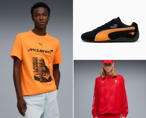 From Grid to Street: F1 Fashion cover photo collage