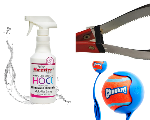 Pet products we use regularly! cover photo collage