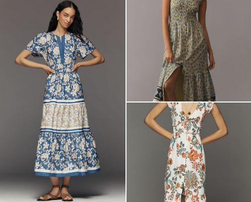 Summer dresses cover photo collage