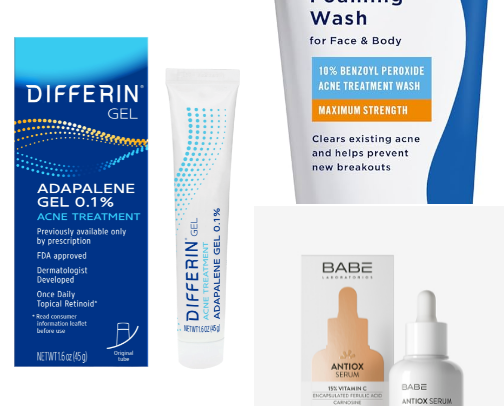 My best oily/acne prone skin products! cover photo collage