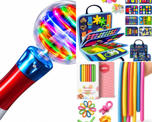 Sensory Toys & Learning Tools for Special Needs Children cover photo collage