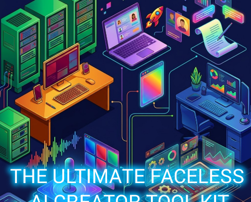 Complete Faceless AI Creator Kit & Automation Tools cover photo collage