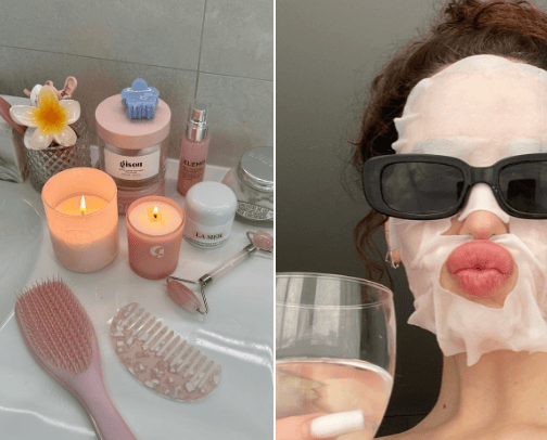 Skincare 🧼 cover photo collage