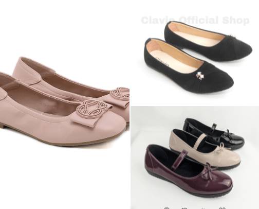 sepatu hak pendek nyaman dipakai cover photo collage