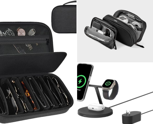 Travel Essentials For Men cover photo collage