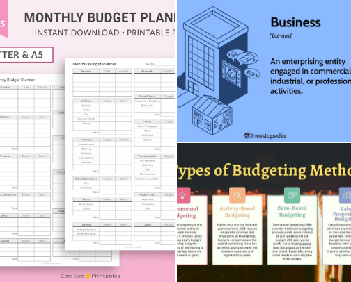 Financial Toolkit 💸💰 cover photo collage