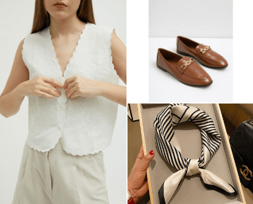 Old Money outift - Capsule wardrobes cover photo collage