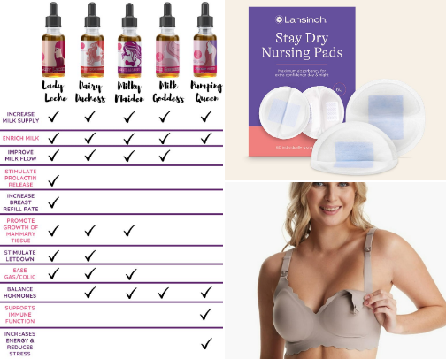 Nursing Mama Essentials cover photo collage
