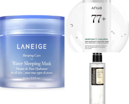 ✨Best Korean Skincare for Glowing Skin ✨ cover photo collage