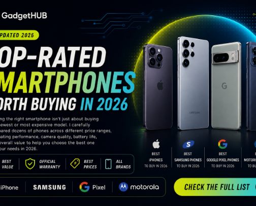 Top-Rated Smartphones Worth Buying in 2026 cover photo collage