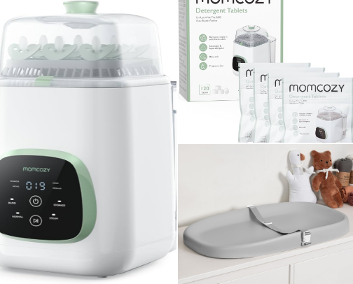 First time mom essentials that are ✨actually✨ worth it cover photo collage