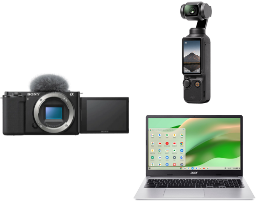 Vlogging and Content Creation Essentials! cover photo collage