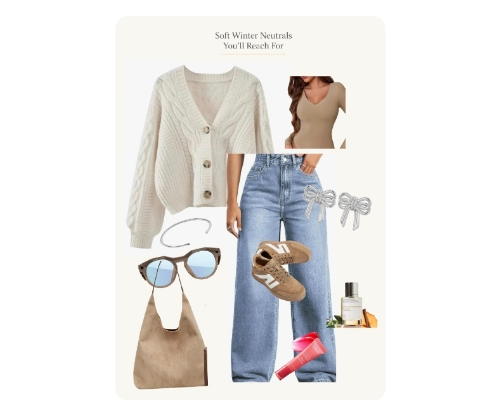 Soft Winter Neutrals You'll Reach For cover photo collage