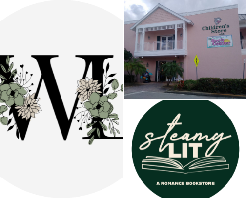 Indie Bookstores in Florida! cover photo collage