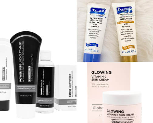 Dollar Tree skin care cover photo collage