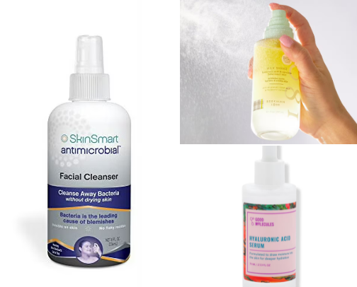 Skincare Products cover photo collage