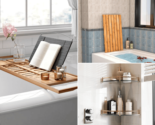 Bathroom cover photo collage