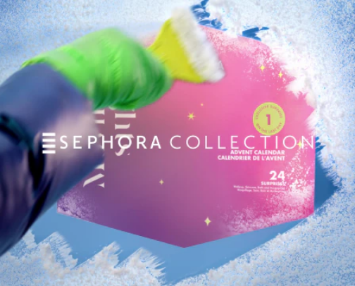 Sephora event calendar cover photo collage
