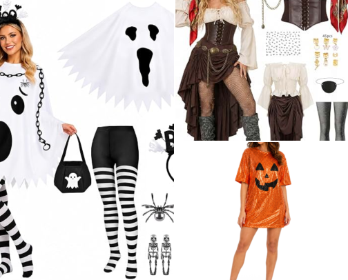 Easy Halloween Costumes for Women cover photo collage