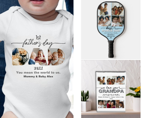 Picture Perfect: Personalized Photo Collage Gifts for Dad cover photo collage