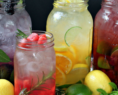 Hydration Drinks, Water, Soda & Fruit Beverages cover photo collage