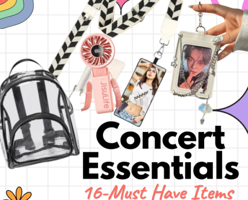Concert Essentials: What to Bring to a Concert cover photo collage