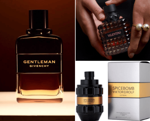 Top seductive perfumes for men cover photo collage