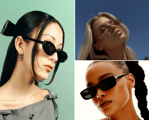 Bad B**ch Sunglasses cover photo collage