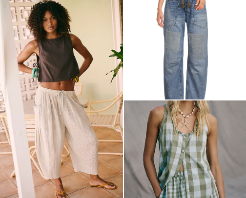 Free People Spring/Summer Wish List cover photo collage