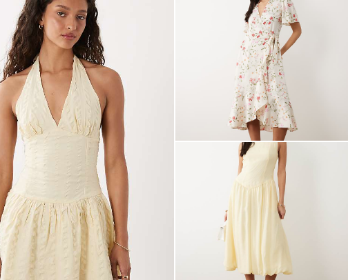 summer dresses cover photo collage
