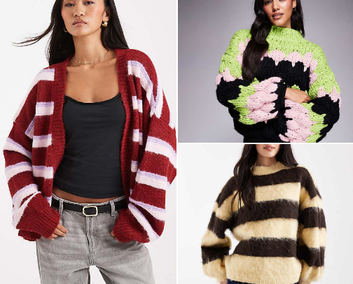 Cosy knits cover photo collage