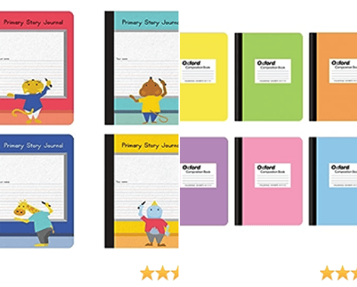 Journals, paper & writing notebooks cover photo collage