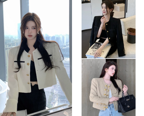 Elegant and Stylish: Korean-Inspired Blazer for a Modern Chic Look cover photo collage