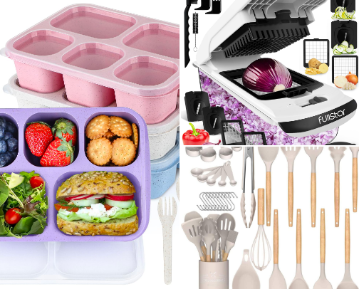 "My home is adorned with a selection of kitchen and household items, each one contributing to the elegance and comfort of my daily life." cover photo collage