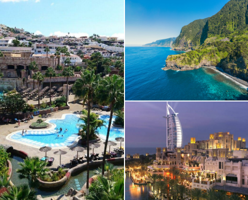 Winter Escapes for People Who Refuse to Be Cold cover photo collage