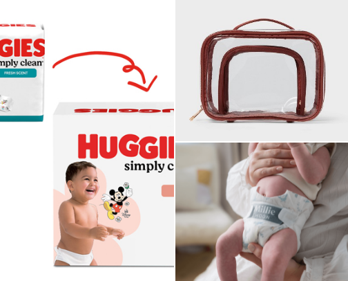 What’s in my sons diaper caddy cover photo collage