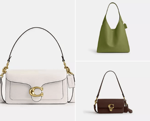 coach bags cover photo collage