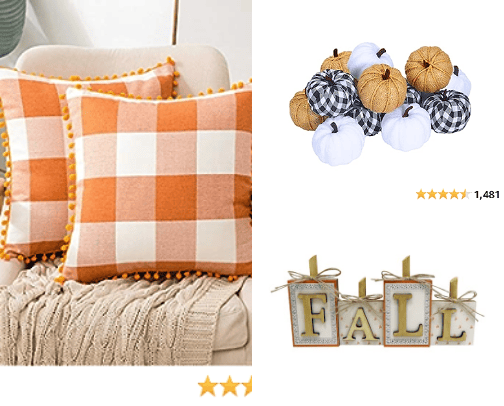 fall room decor essientials🍂🎃 cover photo collage