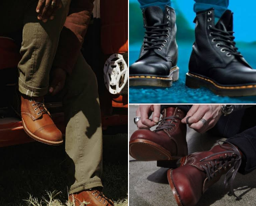 Boots - One of those pieces that gets better the longer you own it. cover photo collage