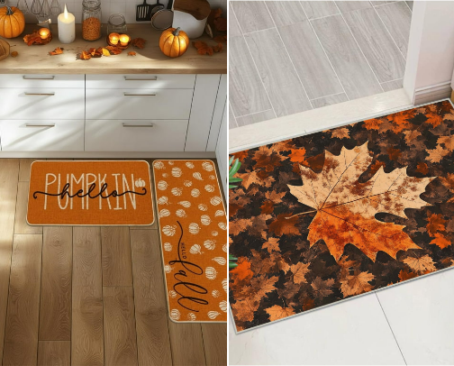Seasonal Style: Carpets for Fall Vibes 🍂🍂🍂 cover photo collage