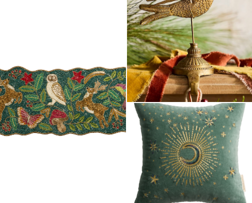 Whimsical, Anthro Inspired Christmas Decor cover photo collage