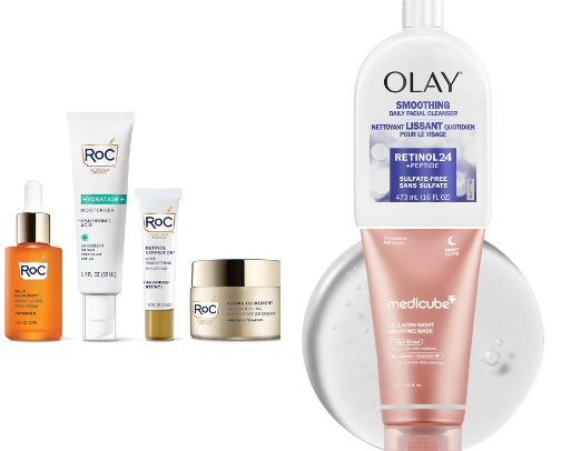 Amazon/Walmart/Big Box Skincare finds cover photo collage