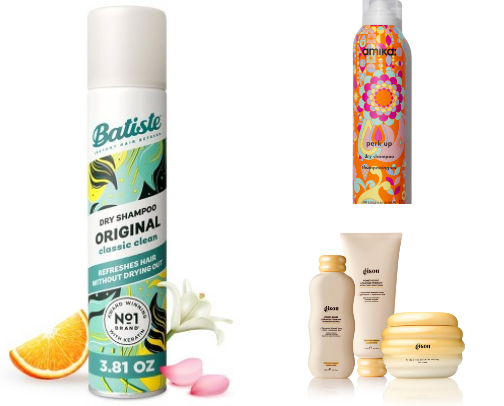 hair products cover photo collage