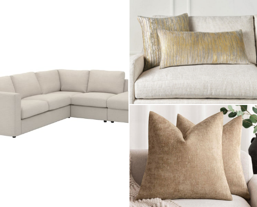 Neutral Decor for Living Room cover photo collage