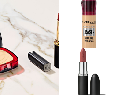 Top high quality make up brands cover photo collage