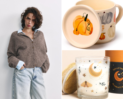 Autumn girl essentials cover photo collage