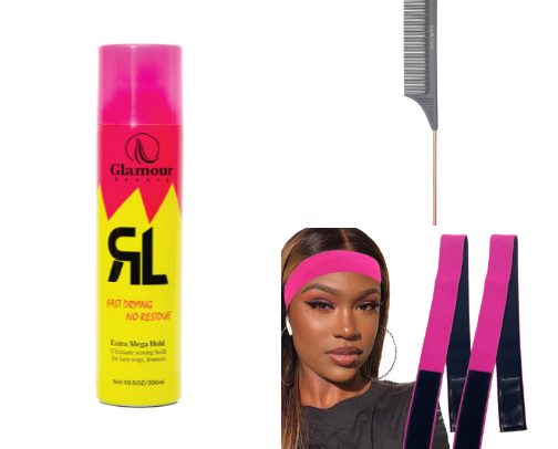 Let’s slay that wig👩🏾‍🦳. Wig install for beginners cover photo collage